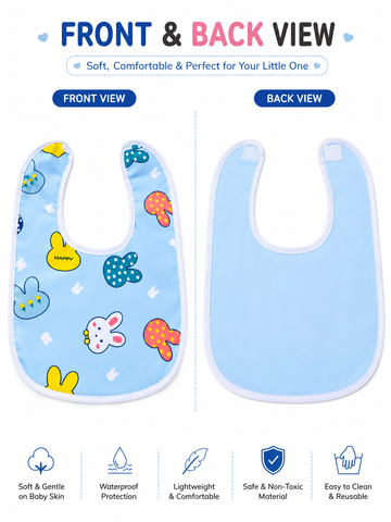 KriandKay New Born Baby Feeding Apron – Pack of 2