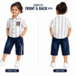 Boys Printed Cotton Shirt & Capri Set | Casual Kids Co-Ord Outfit
