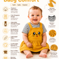 Girls Cotton Dungaree Dress with Striped T-Shirt | Cute Casual Outfit