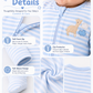 Baby Cotton Full Sleeve Sleepsuit with Front Zip | Soft & Comfortable Baby Romper
