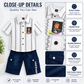 Boys Printed Cotton Shirt & Capri Set | Casual Kids Co-Ord Outfit
