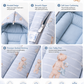 Hooded Sleeping Bag & Carry Nest | Soft Cotton Baby Wrapper with Zip