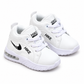 Kids White Air Sole Casual Sneakers | Stylish Lace-Up Sports Shoes