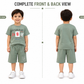 Boys Printed Cotton T-Shirt & Shorts Co-Ord Set | Casual Summer Outfit for Kids