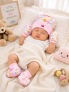 KriandKay New Born Baby Cap, Socks & Hand Gloves Set