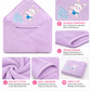 KriandKay Little Bunny Baby Hooded Towel