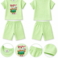 KriandKay Baby Ribbed Dance Print T-Shirt & Shorts Set