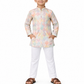 KriandKay Boys Multicolor Diamond Print Kurta Pajama Set