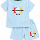 KriandKay Boys Eco Mini Printed T-Shirt & Shorts Co-ord Set