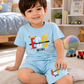 KriandKay Boys Eco Mini Printed T-Shirt & Shorts Co-ord Set