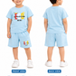 KriandKay Boys Eco Mini Printed T-Shirt & Shorts Co-ord Set