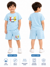 KriandKay Boys Eco Mini Printed T-Shirt & Shorts Co-ord Set