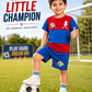 Boys Football Printed Cotton T-Shirt & Shorts Co-Ord Set | Sports Casual Outfit