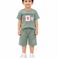 Boys Printed Cotton T-Shirt & Shorts Co-Ord Set | Casual Summer Outfit for Kids