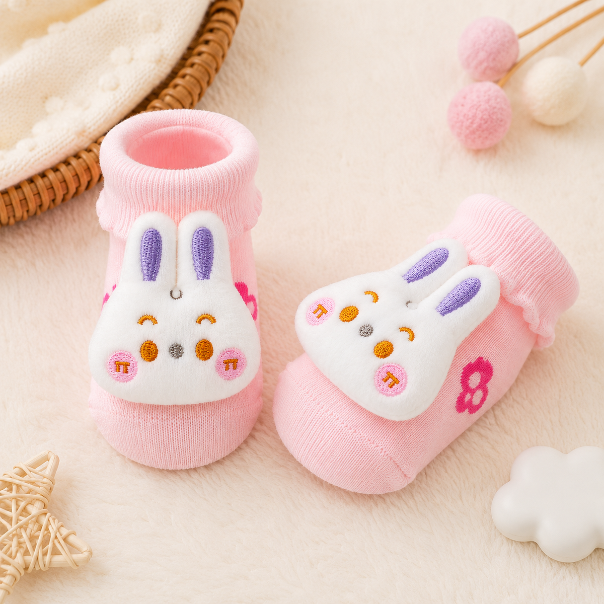 Baby Soft Sole Sock Shoes | Cute Anti-Slip Booties for Babies