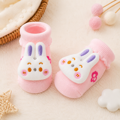 Baby Soft Sole Sock Shoes | Cute Anti-Slip Booties for Babies