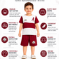 Boys Football Printed Cotton T-Shirt & Shorts Co-Ord Set | Sports Casual Outfit